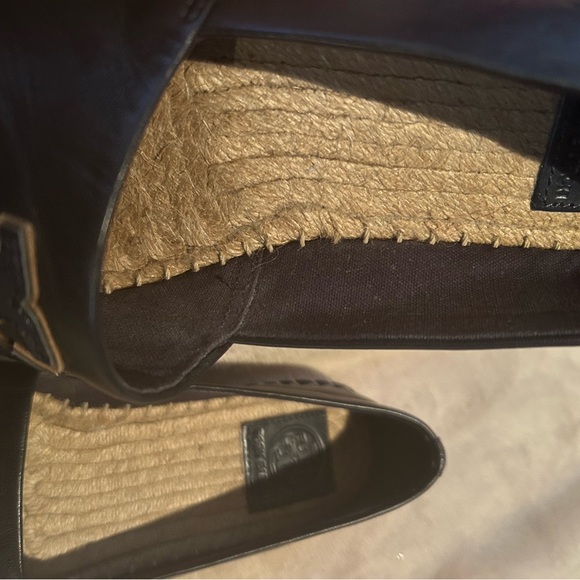 Tory Burch Navy Espadrille Flats - Picture 6 of 9